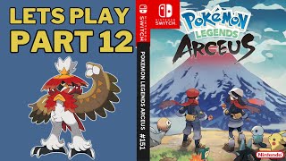 POKEMON LEGENDS ARCEUS  LETS PLAY PART 12  THE GUARDIAN AVALUGG [upl. by Sulakcin]