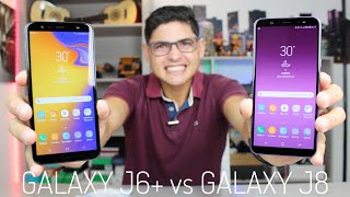 Samsung Galaxy J6 Plus vs Galaxy J8  QUAL O MELHOR PRA VOCÊ [upl. by Maice788]