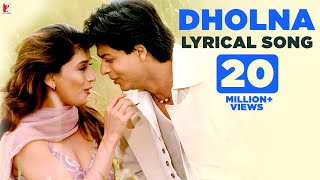 Dholna  Lyrical Song  Dil To Pagal Hai  Shah Rukh Khan Madhuri Dixit  Lata Udit  Anand Bakshi [upl. by Abehs984]