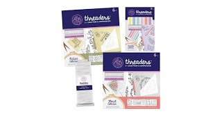 Crafters Companion Threaders Embroidery Kit Nature [upl. by Keung]