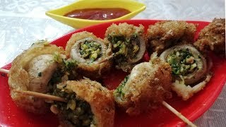 Stuffed mushrooms pakode mushrooms lollipop [upl. by Arved]