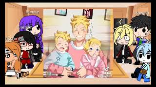 Boruto and his friends react to Borusara Children and Borusara Family [upl. by Nodearb]