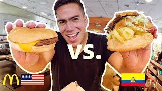 Hamburguesa AMERICANA vs ECUATORIANA [upl. by Solon98]