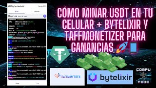 Tutorial 2024 Minar USDT con Android  Ingresos Pasivos Extra 📲💸 [upl. by Lahey]