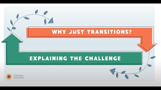 Why Just Transitions Explaining the Challenge [upl. by Roley]