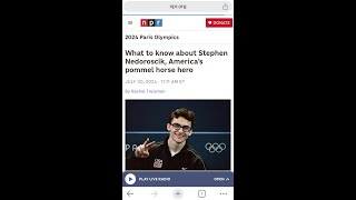 quotPommel Horse Guyquot Stephen Nedoroscik  Penn State Mens Gymnastics  2024 Olympics [upl. by Ion]