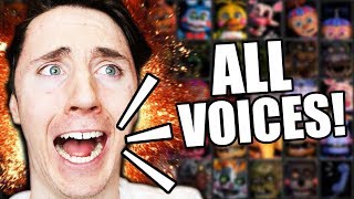 I try to voice all 51 ultimate custom night characters [upl. by Stoat2]