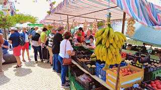 🇵🇹 Experience Saturday Loule May Market on a 4K Walking Tour [upl. by Ynaffets]