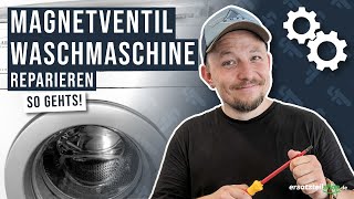 Magnetventil Waschmaschine reparieren  so geht es [upl. by Yelrahs844]