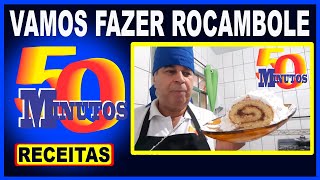 Como fazer um delicioso rocambole 50minutos [upl. by Eeliah449]