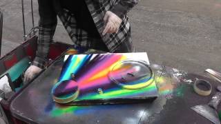 New York City Spray Paint Artist [upl. by Dulsea]