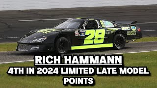 Rich Hammann  4th in 2024 Limited Late Model Points [upl. by Amiel824]