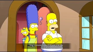 The Simpsons Game Walkthrough Part 15  Five Characters in Search of an Author HD 1080p Xbox 360 [upl. by Kenaz]