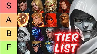 BEST Heroes TIER LIST July 269 Characters  Marvel Future Fight [upl. by Ruthanne]