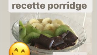 Recette  Porridge simple facile et délicieux 😋 juste Inratable [upl. by Aicelav292]