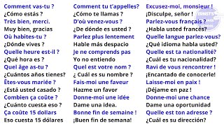 160 Frases de Conversación en Francés para Principiantes  Lenta y fácil 😲  Aprende Francés básico [upl. by Schwinn]