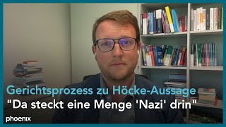 Soziologe Prof Matthias Quent zum Prozess gegen AfDPolitiker Björn Höcke  140524 [upl. by Boeke]