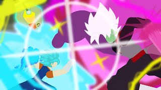 Vegito vs Zamasu Remake Stick Nodes [upl. by Enilaf744]