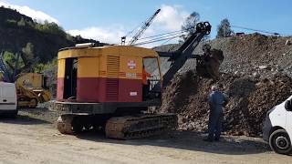 RUSTON BUCYRUS 22RB DRAGLINE IN ACTION  THRELKELD QUARRY amp MINING MUSEUM [upl. by Temirf]