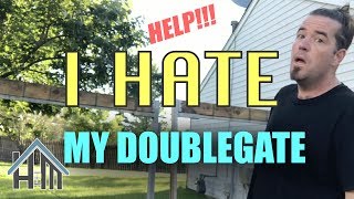 HELP I hate my DOUBLE GATE and how to fix it Easy Home Mender [upl. by Livy]