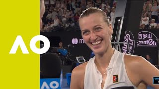 Petra Kvitova oncourt interview SF  Australian Open 2019 [upl. by Carrie]