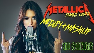 Metallica MedleyMashup by SershenampZaritskaya Enter Sandman Sad But True Fuel etc [upl. by Ettecul819]