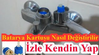 Arızalı Banyo Batarya Kartuşu Nasıl Değiştirilir [upl. by Gibb]