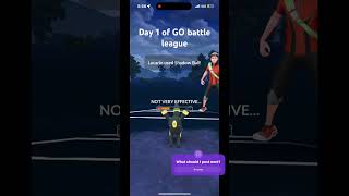 Day 1 of GO battle league pokemongo pokemon [upl. by German371]