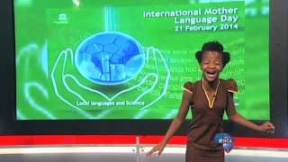 International Mother Language Day Botlhale Boikanyo delivers poem [upl. by Allen227]