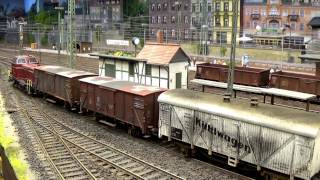 Modellbahn H0 Realistik Rangier und Güterzugverkehr in EschwegeWest [upl. by Ferullo613]