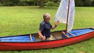 Sailing Rig HowTo with a Lotus Dandy or Mohawk Odyssey Canoe [upl. by Isyad]