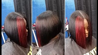 How to cut a Inverted bob Haircut amp Hairstyle for Women  Layered Bob Hair Cutting Techniques [upl. by Enimsay]