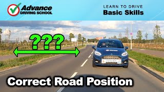 How To Judge Your Road Position  Left Side Gap  Learn to drive Basic skills [upl. by Yesima]