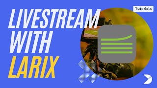 How To Live Stream Using Larix Broadcaster Mobile App [upl. by Hastings]