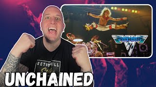 Drummer Reacts To Van Halen  Unchained Live 1981  Insane Performance [upl. by Akaenahs]