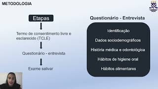 Avaliação do fluxo salivar e capacidade tampão em pacientes hipertensos e com doença periodontal [upl. by Lewert]