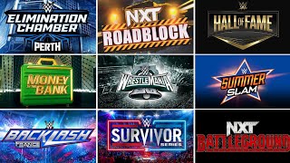 WWE PPV Schedule 2024 Full Details [upl. by Neevan]