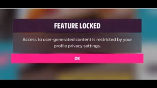 Fix Forza Horizon 5 Error Access To User Generated Content Is Restricted [upl. by Anitsim]