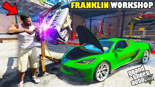 Franklin Become Mechanic And Upgrade Biggest Workshop in Los Santos GTA 5  SHINCHAN and CHOP [upl. by Garik584]