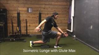 Resilient Performance  Isometric Lunge with Glute Max [upl. by Airbmac]