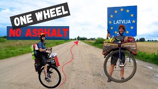 Unicycling Through Latvia and Lithuania Rough Roads Ahead [upl. by Oleta933]