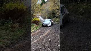 Tom Cave Goes Sideways Epic Drift at Cambrian Rally 2024 [upl. by Balliol]