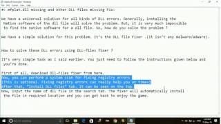 Watch Dogs 2  Fix xinput13dll  mfplatdll And other dll files Missing 100Working [upl. by Desirae]