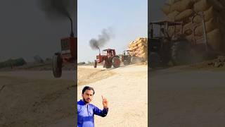 510 and 260 tractors stuck while pulling trolley  short ytshort shortvideo [upl. by Jdavie719]