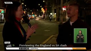 RUGBY  Previewing England vs SA clash at Twickenham London [upl. by Newberry553]