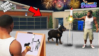 Franklin Uses Magical Painting To Celebrate Diwali In Gta 5 [upl. by Naiditch]