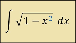 How to Integrate sqrt1x2 dx [upl. by Jude]