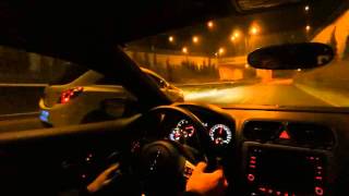 VW Scirocco 14 DSG TMG vs Opel Corsa Hybrid Turbo [upl. by Smaoht451]