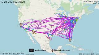 60 Days of Flights Tracking Trump Vance and Elon Musk’s Aircraft Before Election Day [upl. by Nyl]