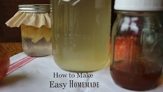 How to Make Homemade Raw Apple Cider Vinegar [upl. by Olpe]